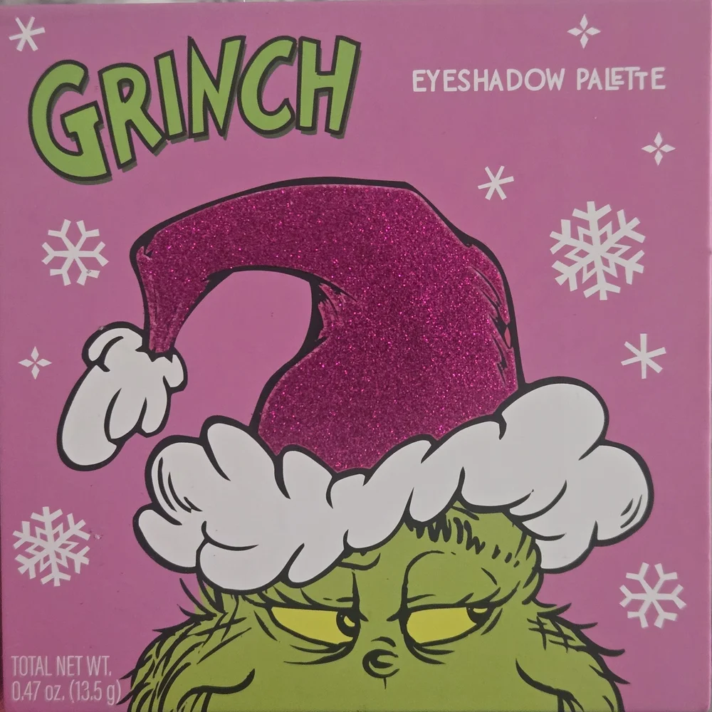 TASTE BEAUTY X DR SEUSS:THE GRINCH Eye Shadow Palette Matte And Shimmering Color